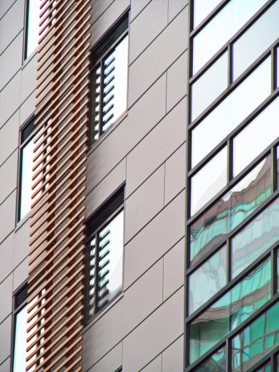 Cedar & steel facade · Sylvan Park